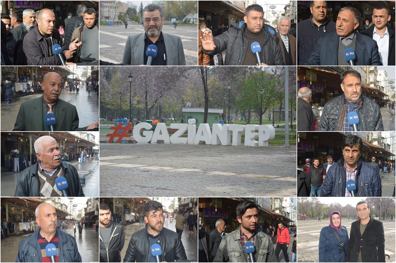 Gaziantepliler referandum görüşlerini paylaştı 